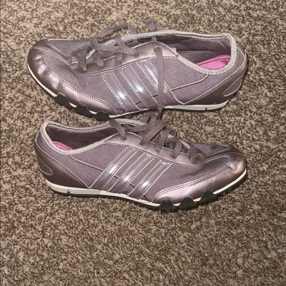 Adidas Women's Shimmering Purple Sneakers - Picture 1 of 2